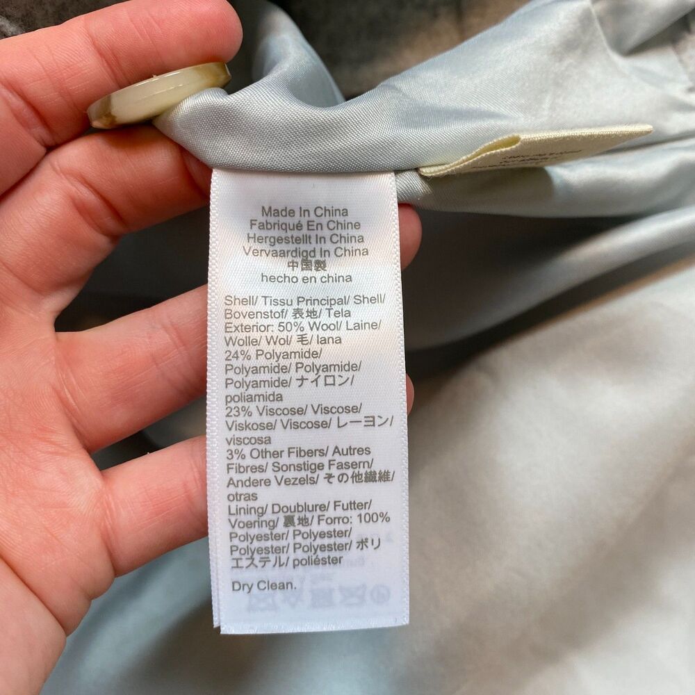 Madewell Belrose Shirt-Jacket Women's L Color Light Graphite - Picture 8 of 9